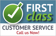 First class customer service