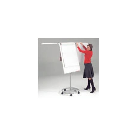 Mobile Pro Flipchart Easel with side arms and magnets