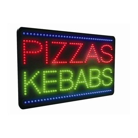 Pizzas Kebabs LED Sign