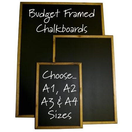 Budget Framed Chalk boards
