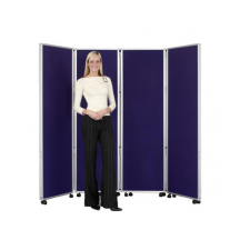Concertina Mobile Room Dividers 1800mm high  - Woolmix