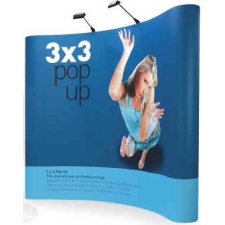 Pop-up Banner Curved Finish + Print