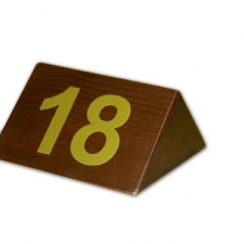 Wooden Table Number