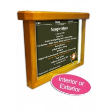 Wooden menubox